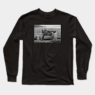 Anthony Bourdain Parts Unknown B&W Long Sleeve T-Shirt